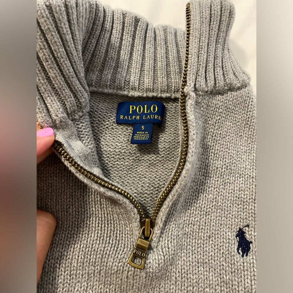 Polo by Ralph Lauren Gray Kids Sweater